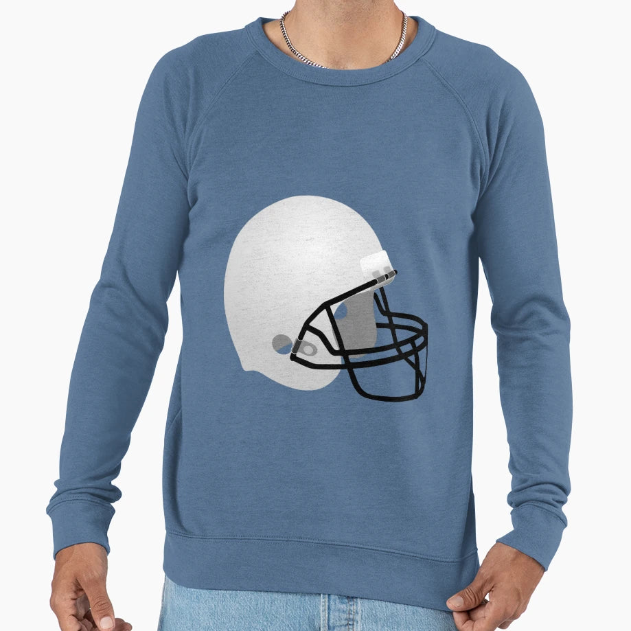 American Football Helmet Sweatshirt - Trendy Graphic Men Women - T-Shirt, Sweatshirt, Hoodie