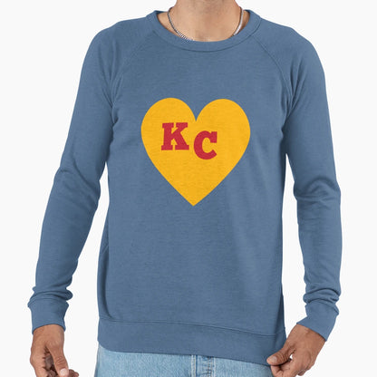 I Love Kansas City Heart Kc Sweatshirt - Fun Novelty Design for Adults - T-Shirt, Sweatshirt, Hoodie