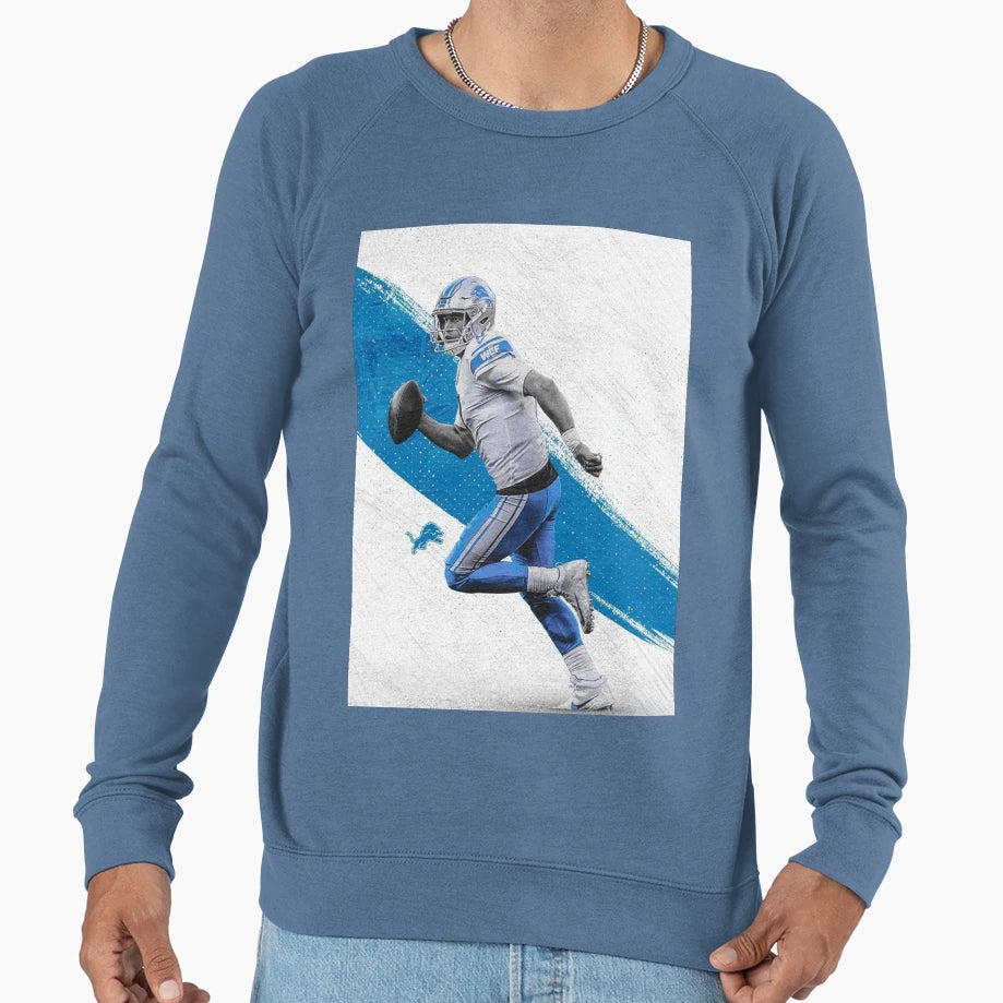 Detroit Lions Sweatshirt - Aesthetic Graphic for Adults - T-Shirt, Sweatshirt, Hoodie