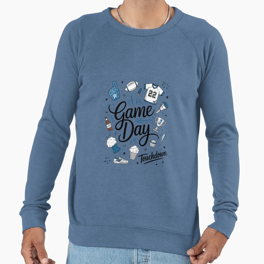 Football Game Day Coquette Bow Sweatshirt - Fun Novelty Design Men Women - T-Shirt, Sweatshirt, Hoodie