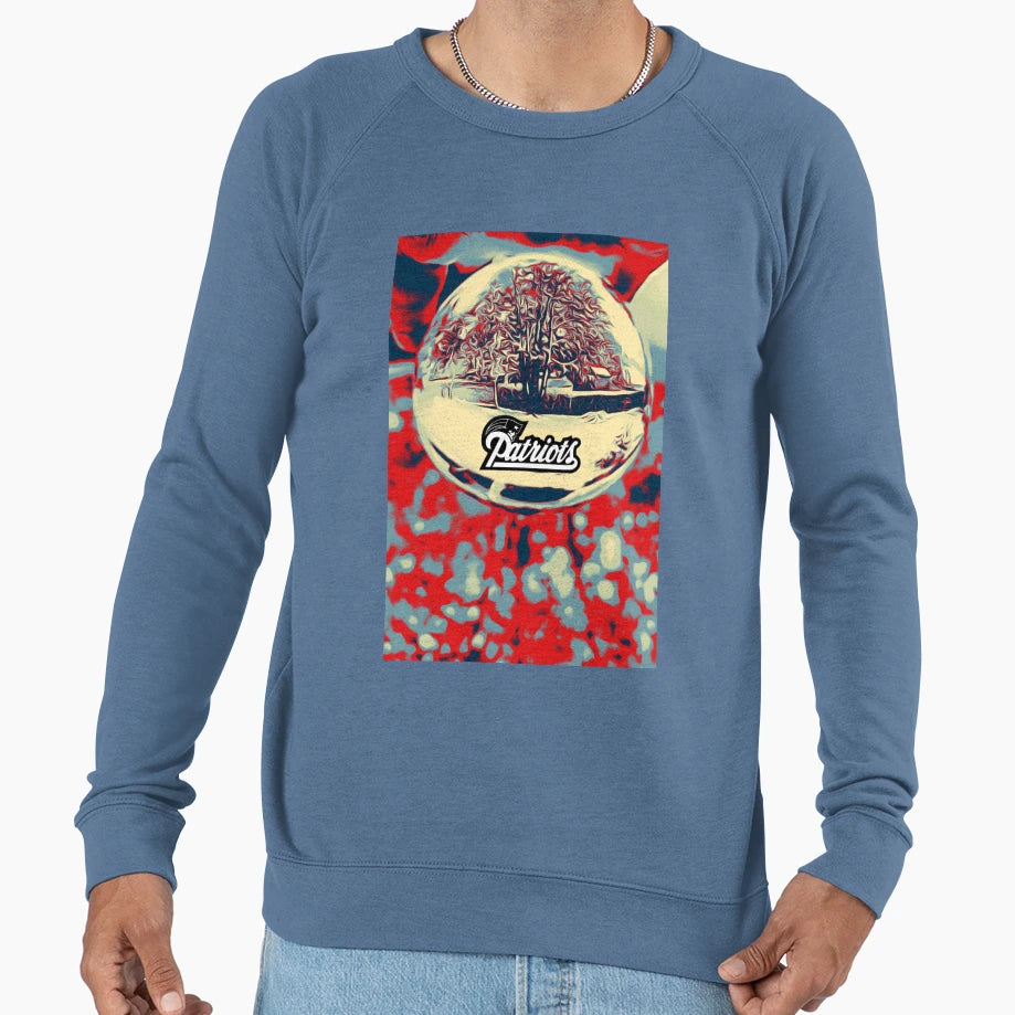 Patriots Snow Globe Sweatshirt - Minimalist Print for Adults - T-Shirt, Sweatshirt, Hoodie