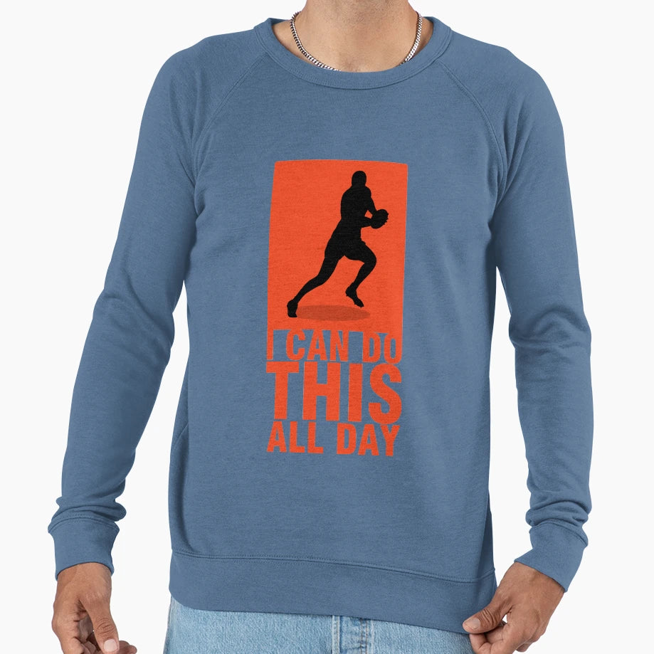 Playing Rugby Union Is My Life Sweatshirt - Fun Novelty Design Men Women - T-Shirt, Sweatshirt, Hoodie