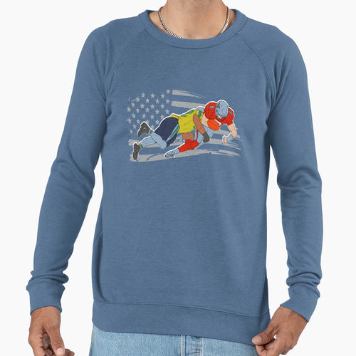 American Football Funny Sweatshirt - Graphic Print Unisex - T-Shirt, Sweatshirt, Hoodie