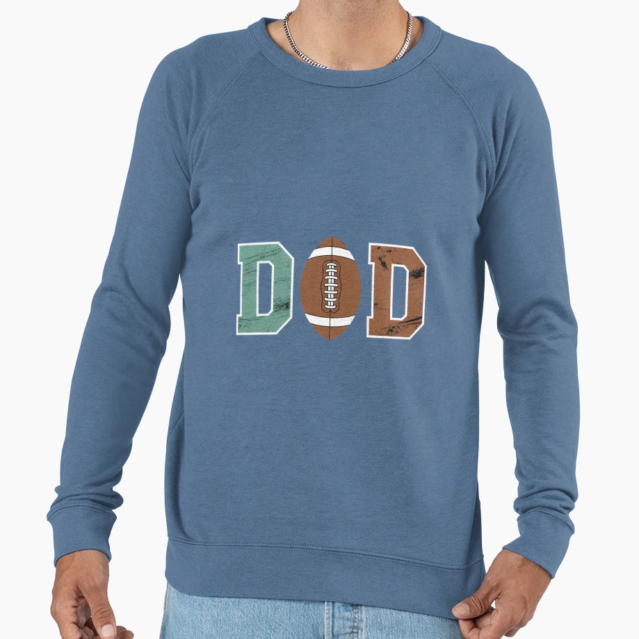 Dad 1 Year Old Football 1St Sweatshirt - Fun Novelty Design for Adults - T-Shirt, Sweatshirt, Hoodie