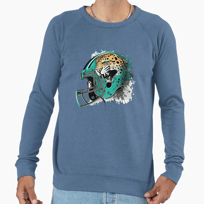 Jacksonville Jaguars Helmet Sweatshirt - Streetwear Style Men Women - T-Shirt, Sweatshirt, Hoodie