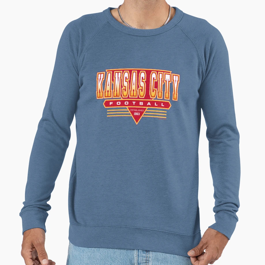 Kansas City Football Chiefs Sweatshirt - Minimalist Print for Adults - T-Shirt, Sweatshirt, Hoodie
