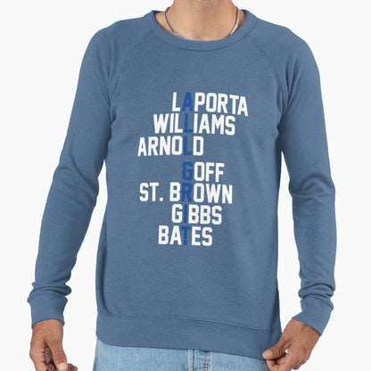 Detroit Lions Laporta Gibbs Goff Sweatshirt - Fun Novelty Design Men Women - T-Shirt, Sweatshirt, Hoodie