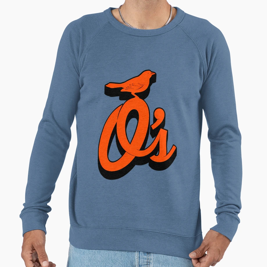 Orioles Drop Shadow Sweatshirt - Trendy Graphic Unisex - T-Shirt, Sweatshirt, Hoodie