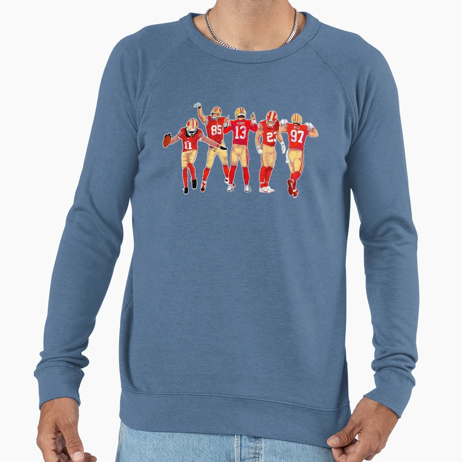 49Ers American Football Sweatshirt - Graphic Print for Adults - T-Shirt, Sweatshirt, Hoodie