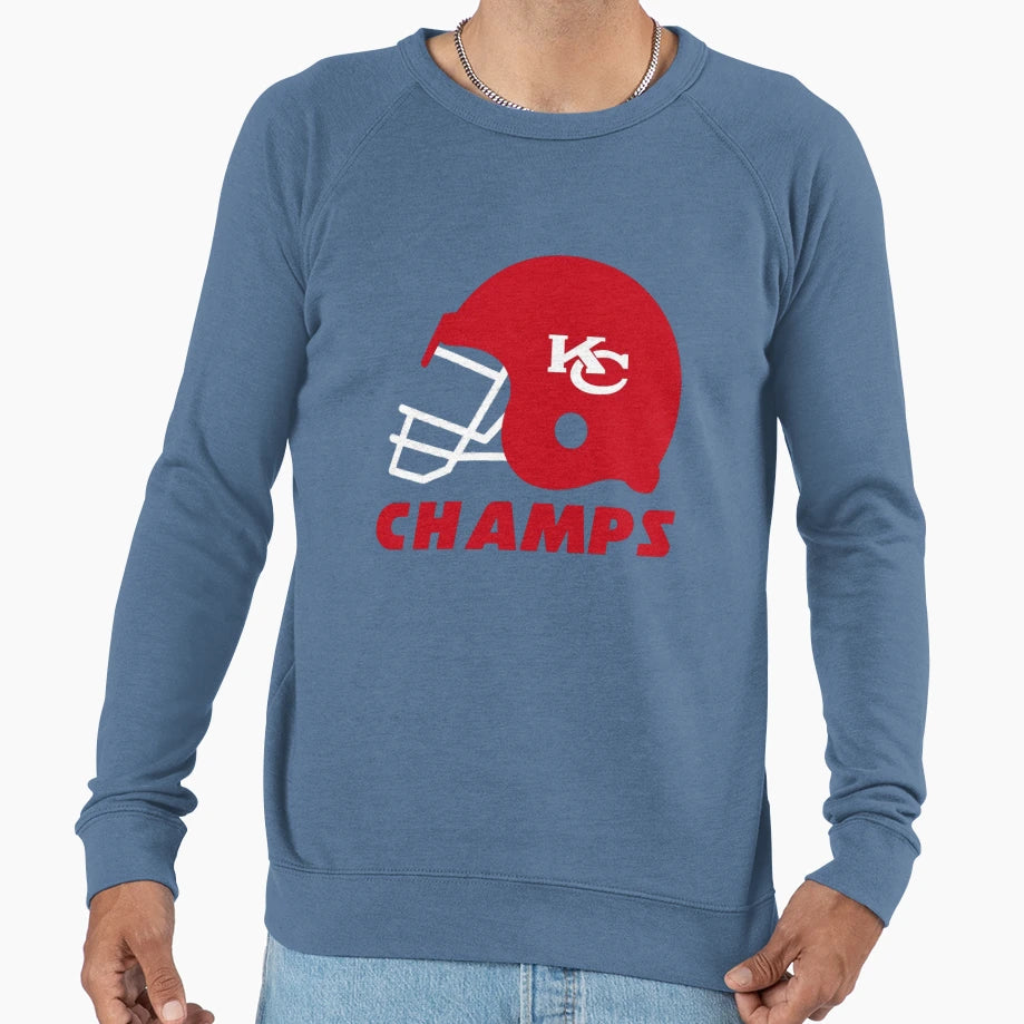Chiefs Helmet Sweatshirt - Trendy Graphic Unisex - T-Shirt, Sweatshirt, Hoodie