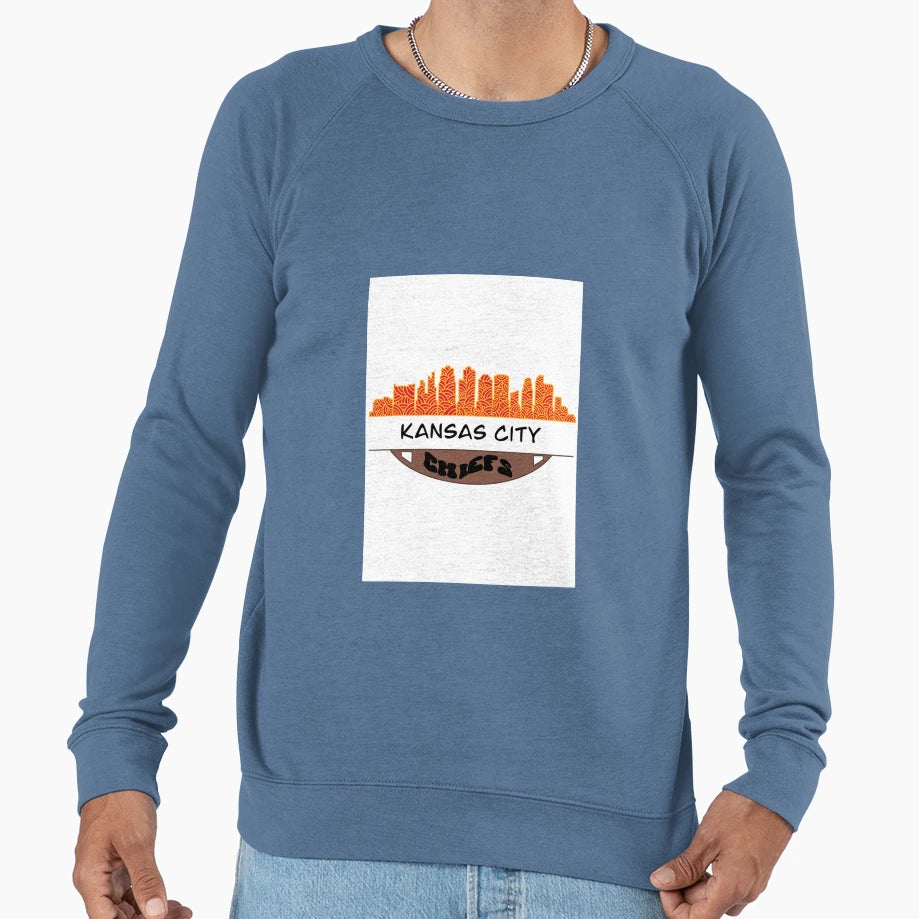 Kansas City Cityscape Sweatshirt - Trendy Graphic for Adults - T-Shirt, Sweatshirt, Hoodie