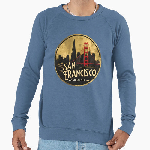San Francisco California Sweatshirt - Custom Art Print Unisex - T-Shirt, Sweatshirt, Hoodie