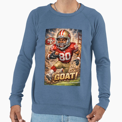 Jerry Rice Art Sweatshirt - Novelty Apparel Men Women - T-Shirt, Sweatshirt, Hoodie