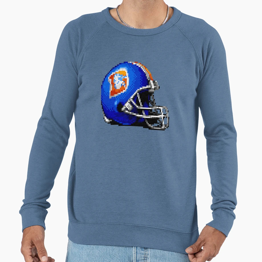 Broncos Helmet Sprite Sweatshirt - Aesthetic Graphic Unisex - T-Shirt, Sweatshirt, Hoodie