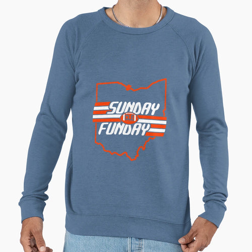 Cleveland Football Fan Sunday Fun Sweatshirt - Casual Everyday Wear Unisex - T-Shirt, Sweatshirt, Hoodie