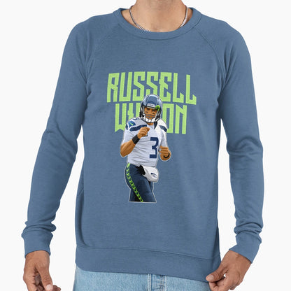Russell Wilson Action 3 Bold Sweatshirt - Casual Everyday Wear Men Women - T-Shirt, Sweatshirt, Hoodie