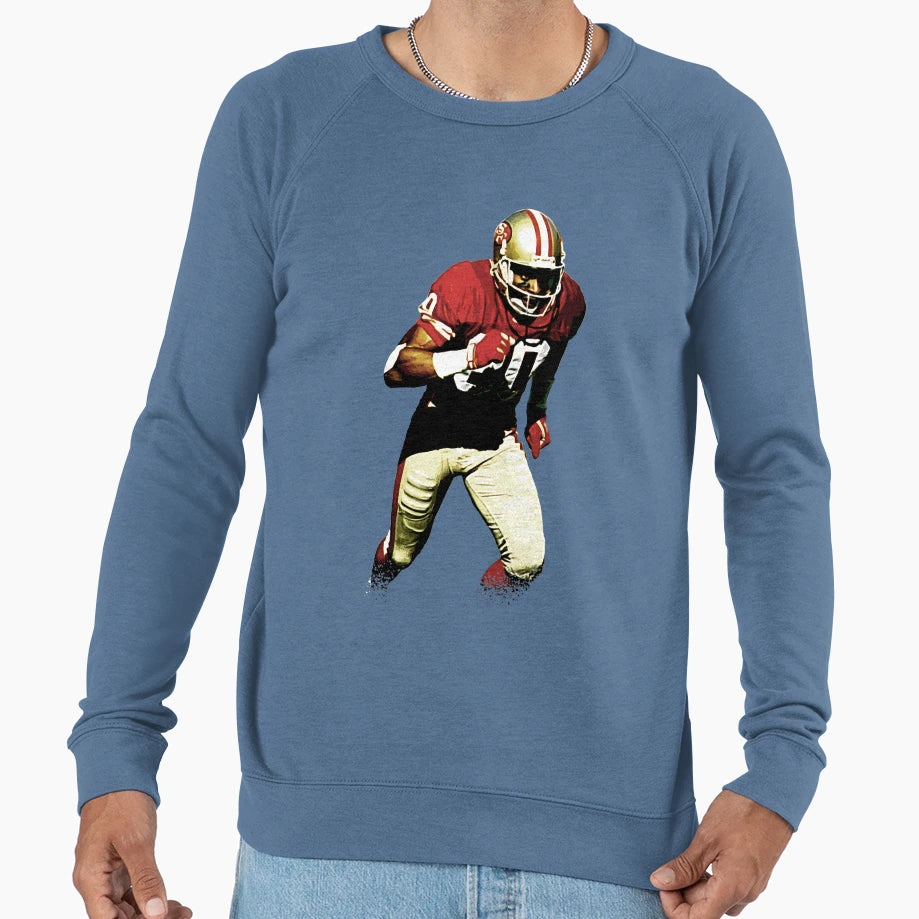 Jerry Rice Sweatshirt - Minimalist Print Men Women - T-Shirt, Sweatshirt, Hoodie