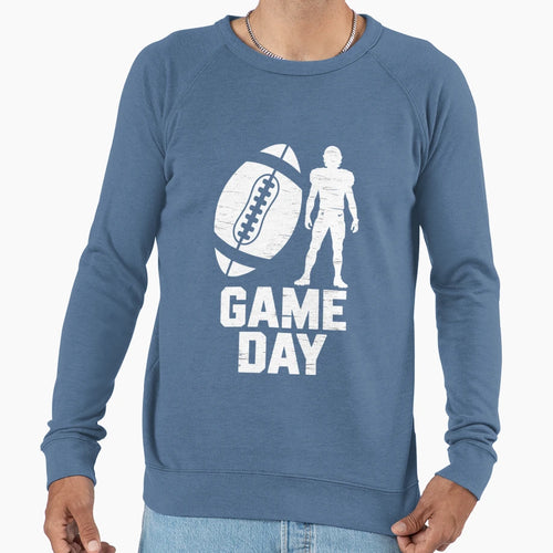 Game Day Football Sports Player Sweatshirt - Graphic Print for Adults - T-Shirt, Sweatshirt, Hoodie