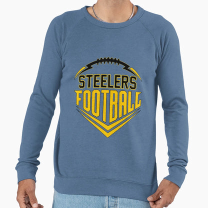 Black And Yellow Pittsburgh Fan Sweatshirt - Graphic Print for Adults - T-Shirt, Sweatshirt, Hoodie