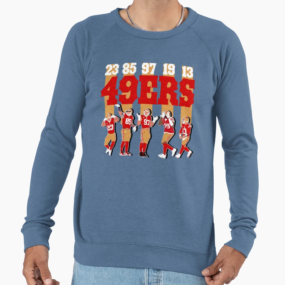 49Ers American Football Sweatshirt - Minimalist Print Men Women - T-Shirt, Sweatshirt, Hoodie