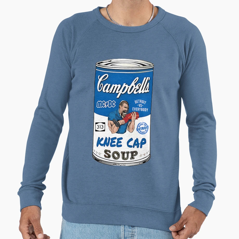 Detroit Lions Kneecap Soup Sweatshirt - Aesthetic Graphic for Adults - T-Shirt, Sweatshirt, Hoodie