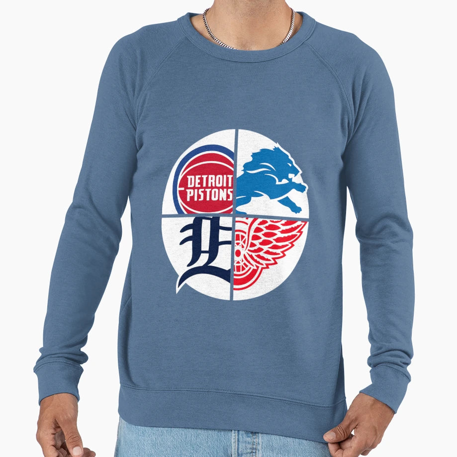 Detroit Sports Sweatshirt - Novelty Apparel Unisex - T-Shirt, Sweatshirt, Hoodie