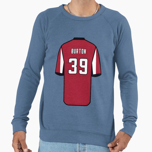 Deante Burton Jersey Sweatshirt - Fun Novelty Design for Adults - T-Shirt, Sweatshirt, Hoodie