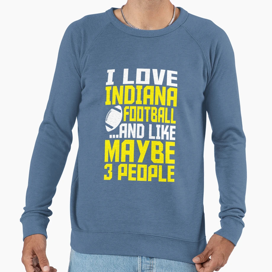 Indiana Football Sweatshirt - Graphic Print for Adults - T-Shirt, Sweatshirt, Hoodie