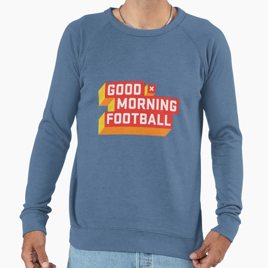 Good Morning Football Gmfb Active Sweatshirt - Novelty Apparel for Adults - T-Shirt, Sweatshirt, Hoodie