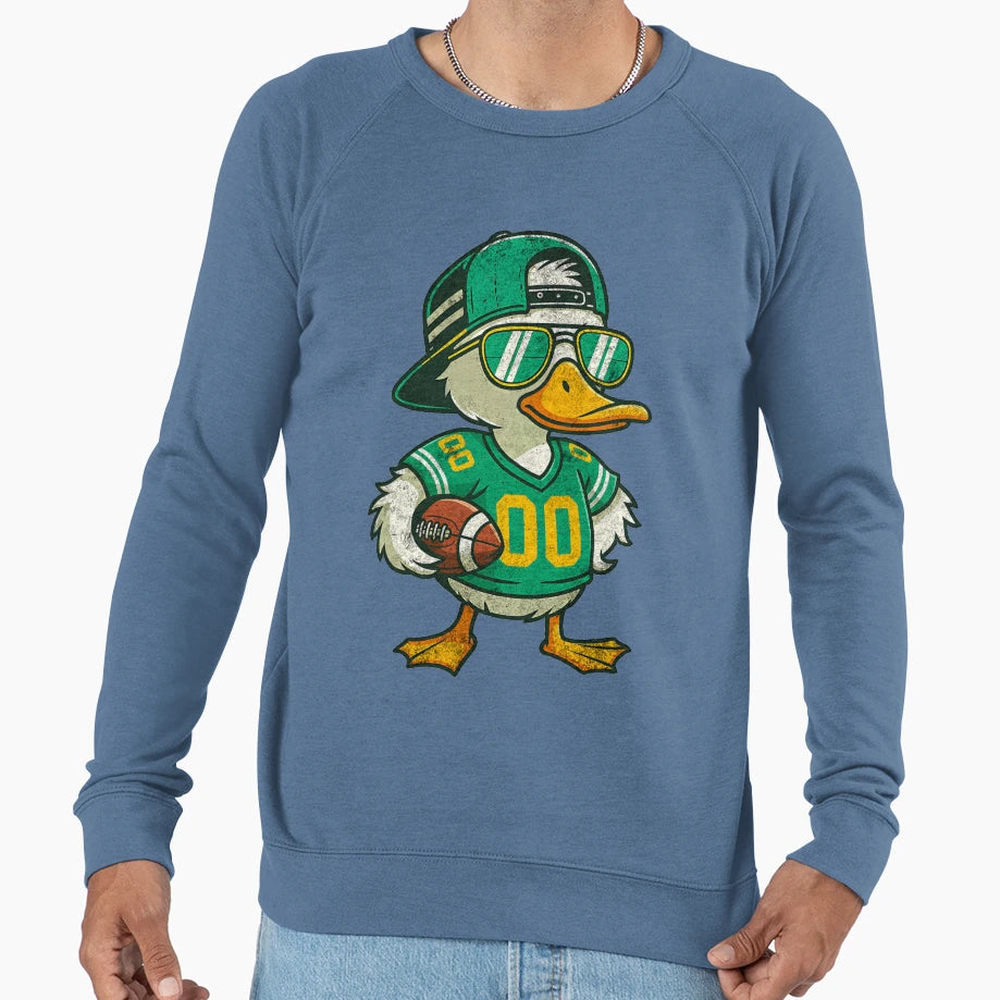 Duck American Football Sweatshirt - Custom Art Print Unisex - T-Shirt, Sweatshirt, Hoodie