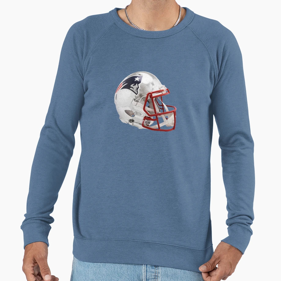Helmet Patriots Icon Sweatshirt - Novelty Apparel Unisex - T-Shirt, Sweatshirt, Hoodie