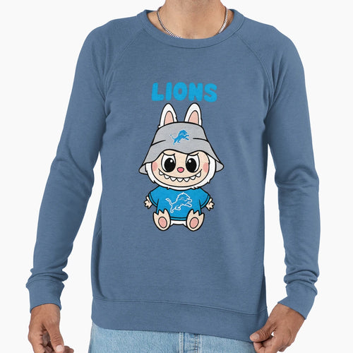 Cartoon Labubu Lions Fan Art Sweatshirt - Trendy Graphic Men Women - T-Shirt, Sweatshirt, Hoodie