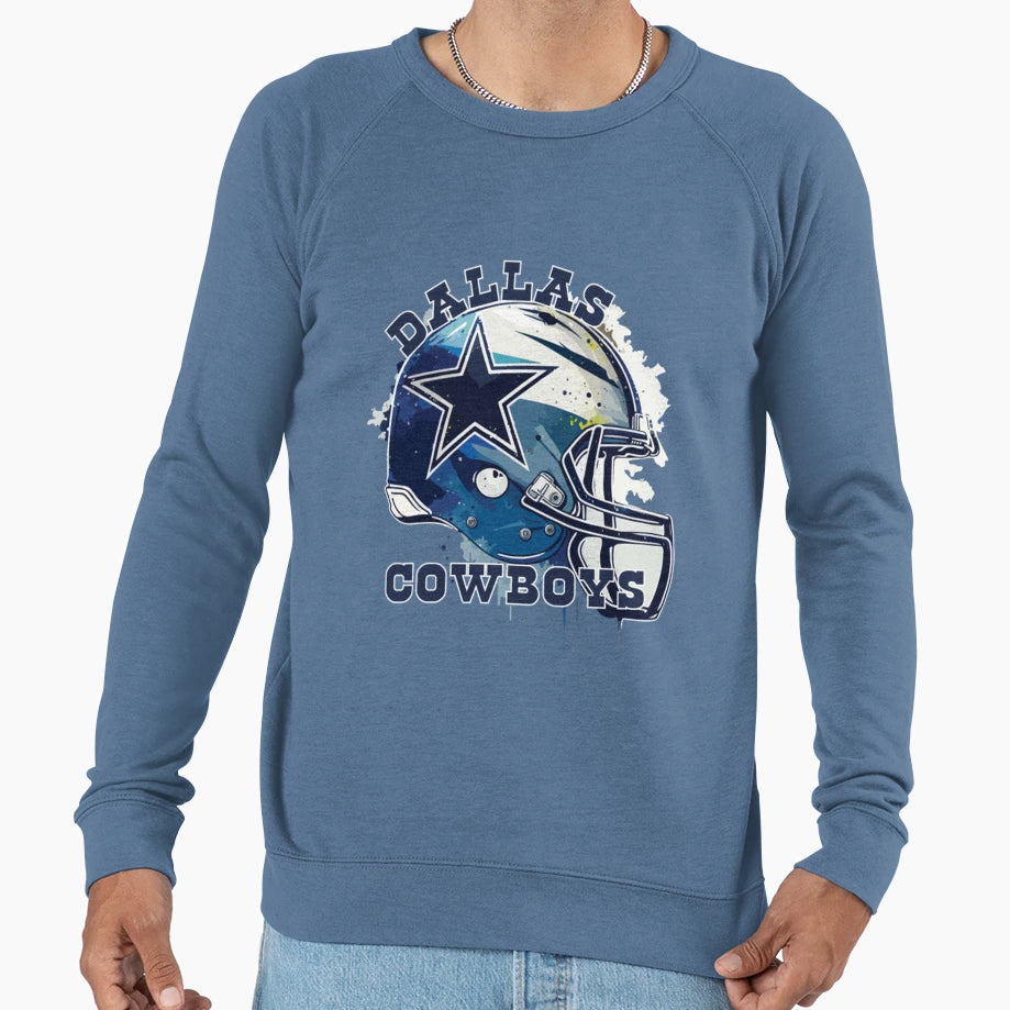 Dallas Cowboys Helmet Sweatshirt - Streetwear Style for Adults - T-Shirt, Sweatshirt, Hoodie