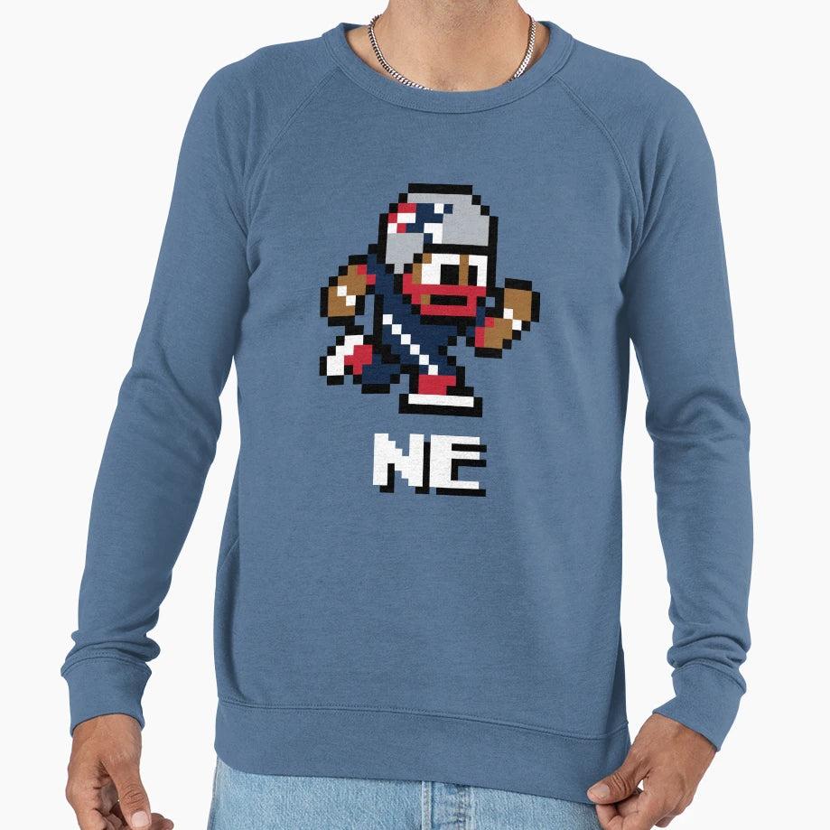 New England Patriots Tecmo Sweatshirt - Casual Everyday Wear for Adults - T-Shirt, Sweatshirt, Hoodie