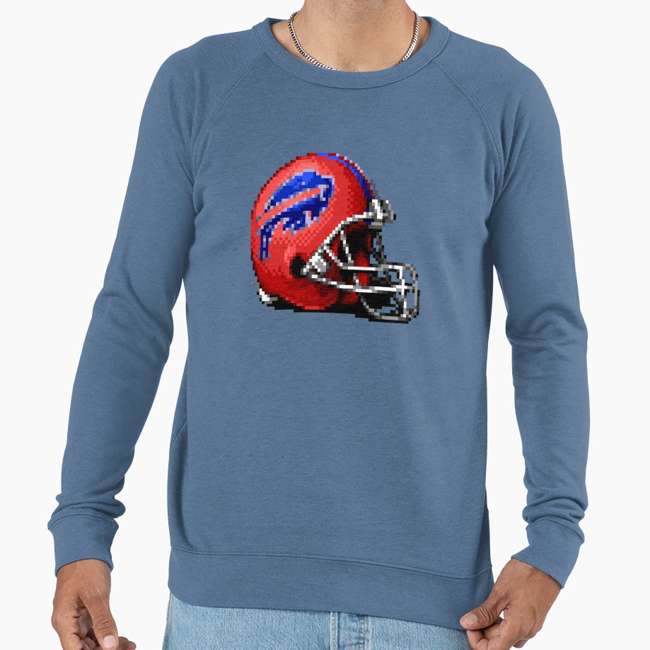 Bills Helmet Sprite Sweatshirt - Streetwear Style for Adults - T-Shirt, Sweatshirt, Hoodie
