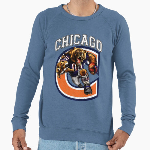 Chicago Football Logo Sweatshirt - Streetwear Style Men Women - T-Shirt, Sweatshirt, Hoodie