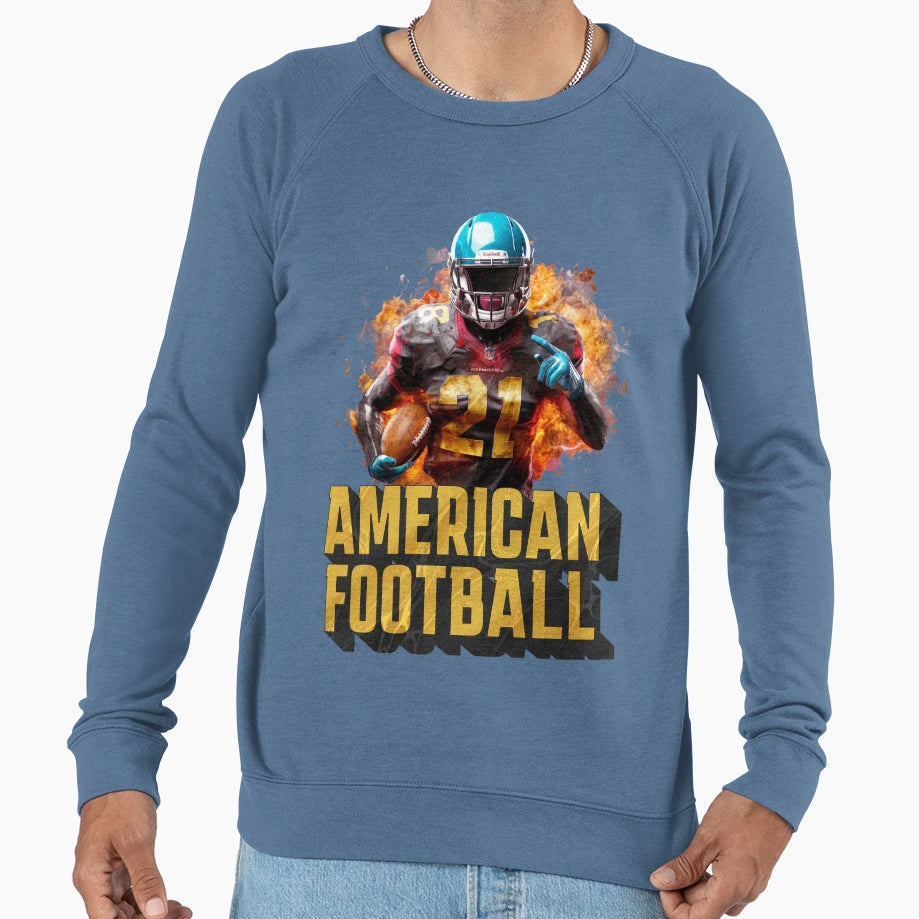 American Football Sweatshirt - Streetwear Style Men Women - T-Shirt, Sweatshirt, Hoodie
