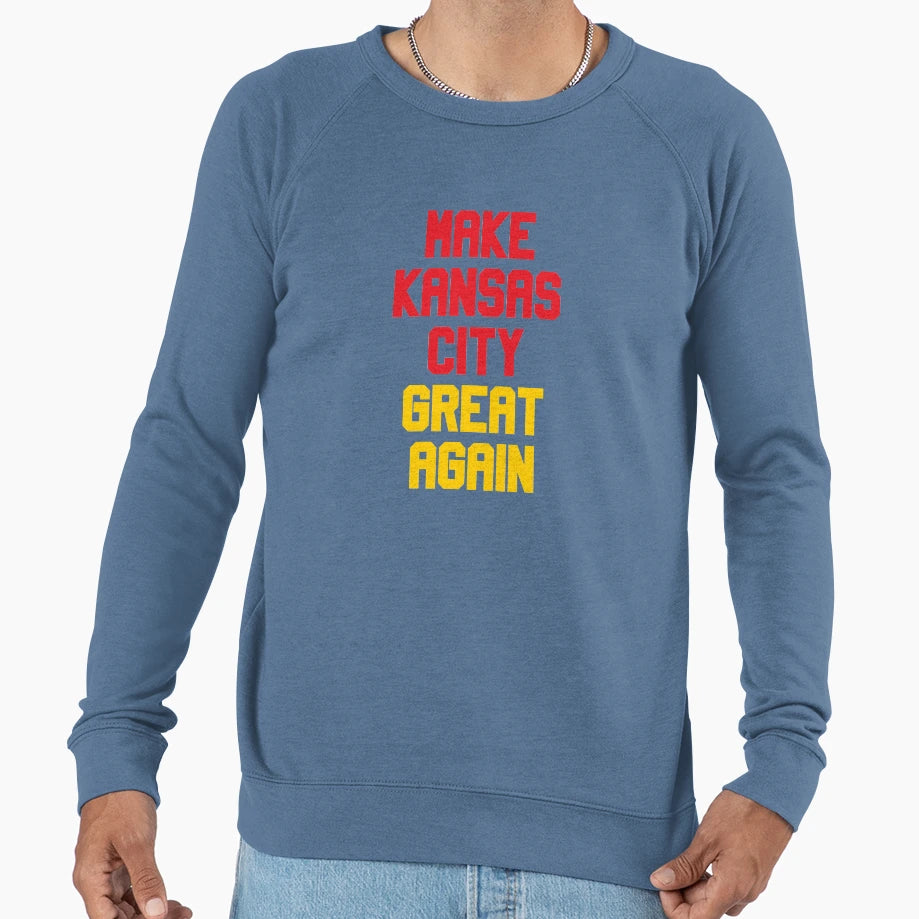 Make Kansas City Great Again Sweatshirt - Minimalist Print Men Women - T-Shirt, Sweatshirt, Hoodie