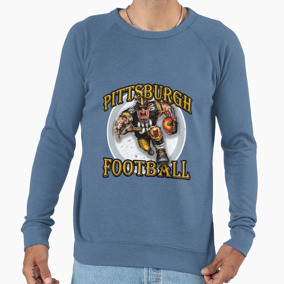 Pittsburgh Football Sweatshirt - Graphic Print Unisex - T-Shirt, Sweatshirt, Hoodie