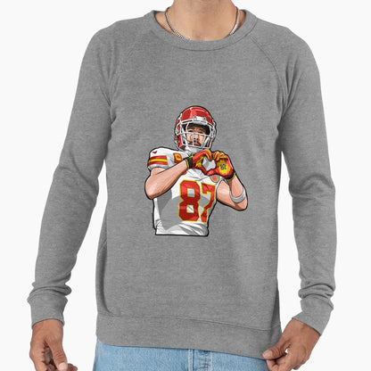 TK Hand Heart Sweatshirt - Custom Art Print for Adults - T-Shirt, Sweatshirt, Hoodie