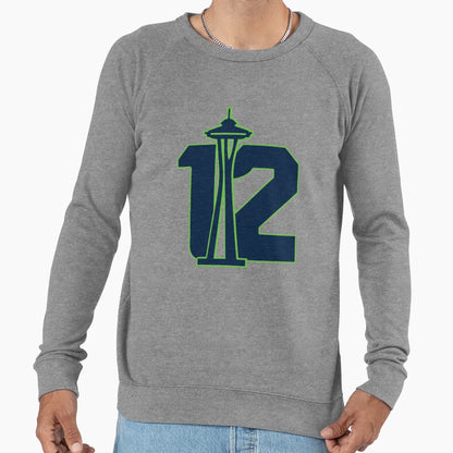 Seattles 12Th Sweatshirt - Graphic Print for Adults - T-Shirt, Sweatshirt, Hoodie