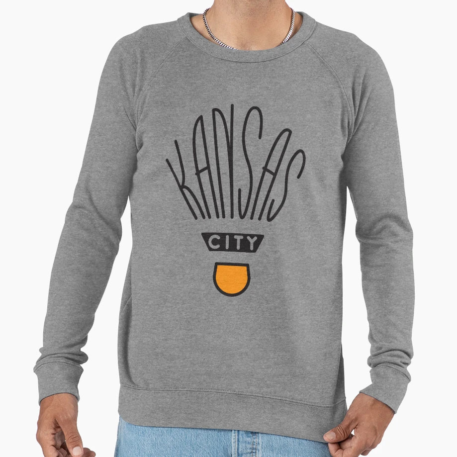 Kansas City Shuttlecock Type Sweatshirt - Trendy Graphic Men Women - T-Shirt, Sweatshirt, Hoodie