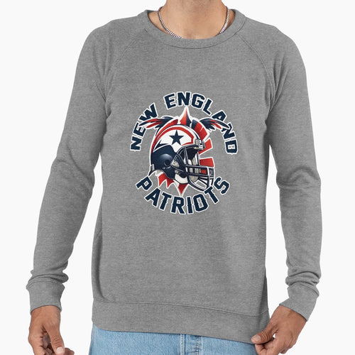 New England Patriots Nfl Sweatshirt - Custom Art Print Unisex - T-Shirt, Sweatshirt, Hoodie