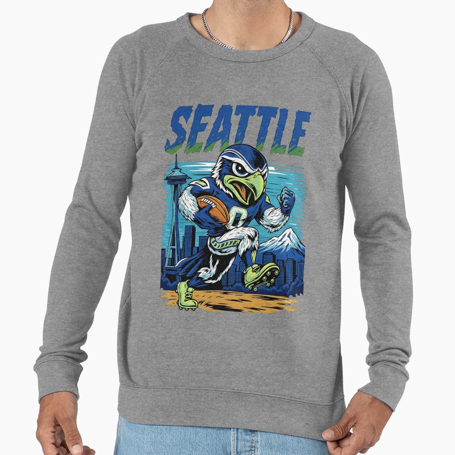 Champions Du Super Bowl Lx Des Seahawks Sweatshirt - Trendy Graphic Unisex - T-Shirt, Sweatshirt, Hoodie