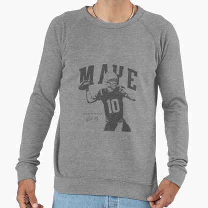 Drake Maye Patriots Football Sweatshirt - Casual Everyday Wear Men Women - T-Shirt, Sweatshirt, Hoodie