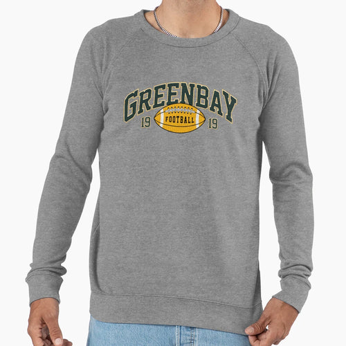 Green Bay Football Varsity Sweatshirt - Minimalist Print for Adults - T-Shirt, Sweatshirt, Hoodie