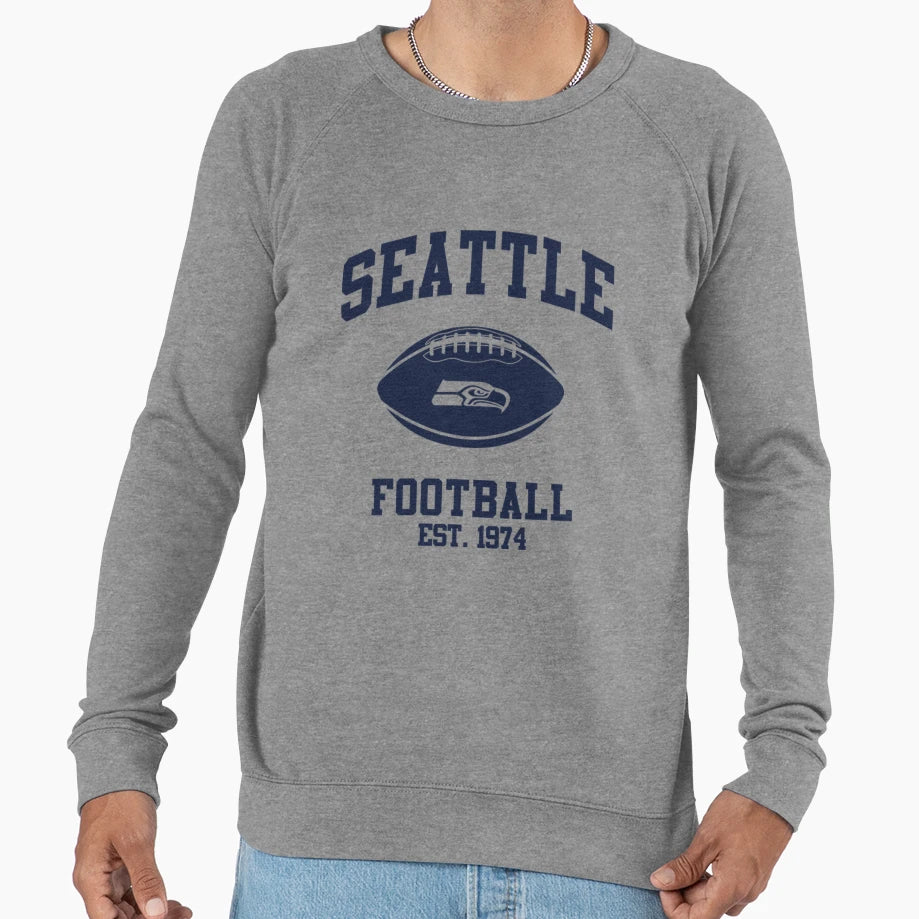 Defunct Seattle Supersonic Skyline Sweatshirt - Trendy Graphic Unisex - T-Shirt, Sweatshirt, Hoodie
