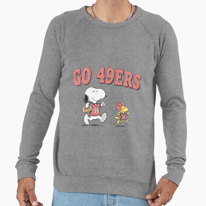 Snoopy Woodstock Football Fun Sweatshirt - Streetwear Style for Adults - T-Shirt, Sweatshirt, Hoodie