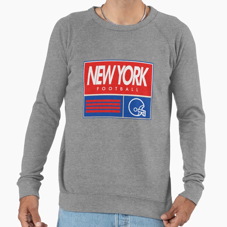 New York Football Sweatshirt - Casual Everyday Wear Men Women - T-Shirt, Sweatshirt, Hoodie