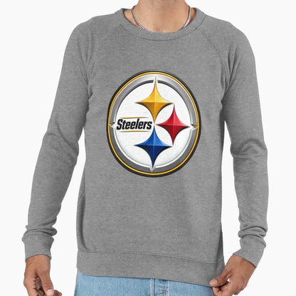 Steel City Chrome Bold High Sweatshirt - Minimalist Print for Adults - T-Shirt, Sweatshirt, Hoodie